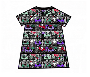 Ghost Train Raglan Dress